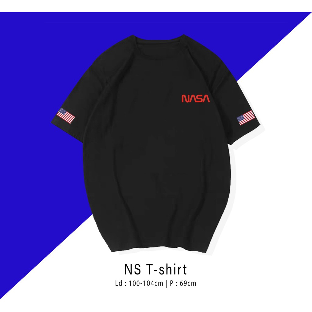 NASA / HVS COLLECTION BAJU KAOS KATUN WANITA/ PRIA UNISEX LENGAN PENDEK / TUMBLR TEE