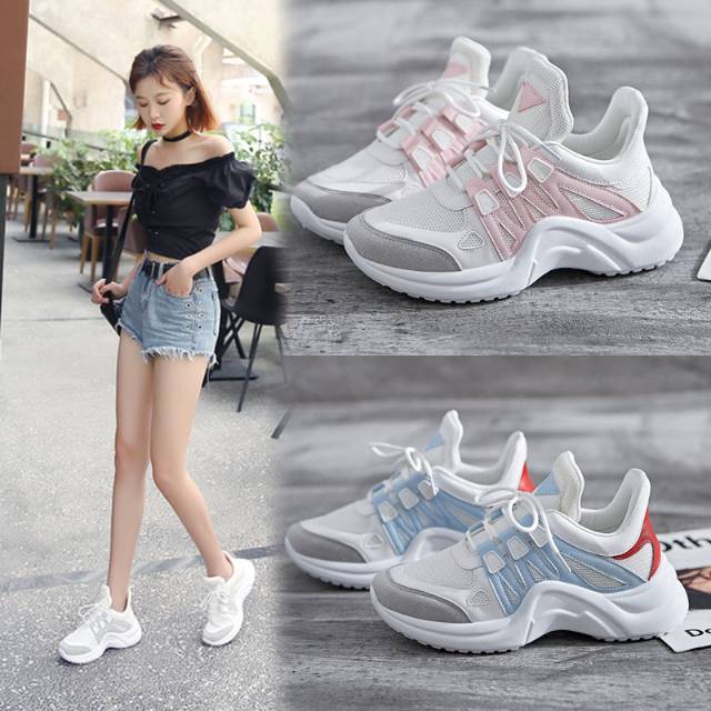 Sepatu Wanita Sport Teralis Sepatu Fashion Sport Style Shopee
