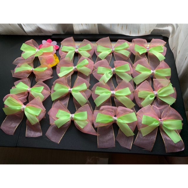 

Pita Hampers lebar 11cm pink dan hijau stabilo