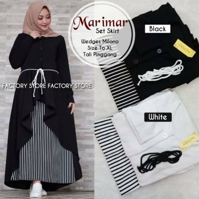Marimar Set Skirt by Factory Store (Bahan wedges milano)
