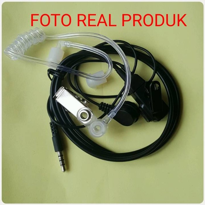 Handsfree Headset HP polisi Paspampres Detektif FBI militer earset