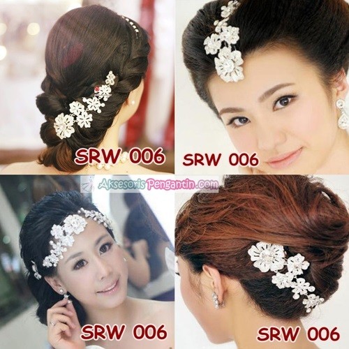 [SIAP KIRIM] WEDDING BRIDAL AKSESORIS SIRKAM RAMBUT SANGGUL WANITA SRW006