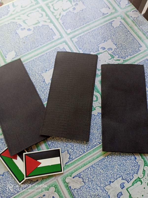 Velcro/perekat Hitam Ukuran 10 Cm