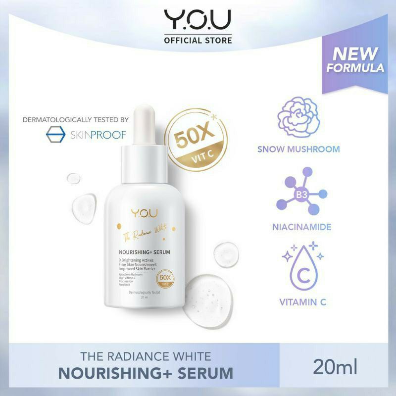 Y.O.U YOU The Radiance White Series /Radiance Serum/ Toner/ Facial Foam/ Day Cream/Night Gel