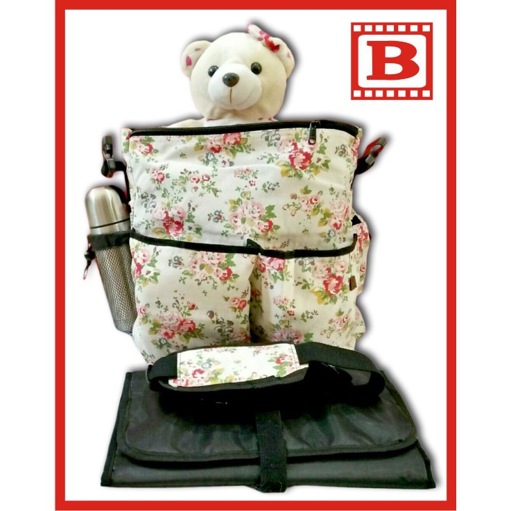 Akachan Diaper Bag Stroller Organizer Tas Perlengkapan Bayi skiphop duo organiser