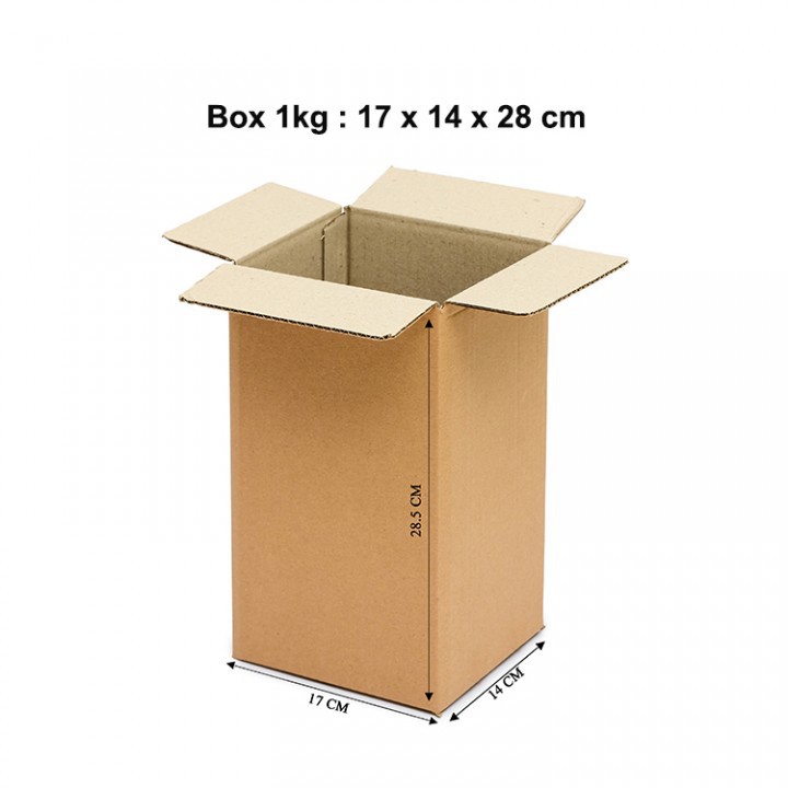 

Box Kardus Packing 1kg 17 x 14 x 28cm kotak packing dus packing box packing kardus packingan
