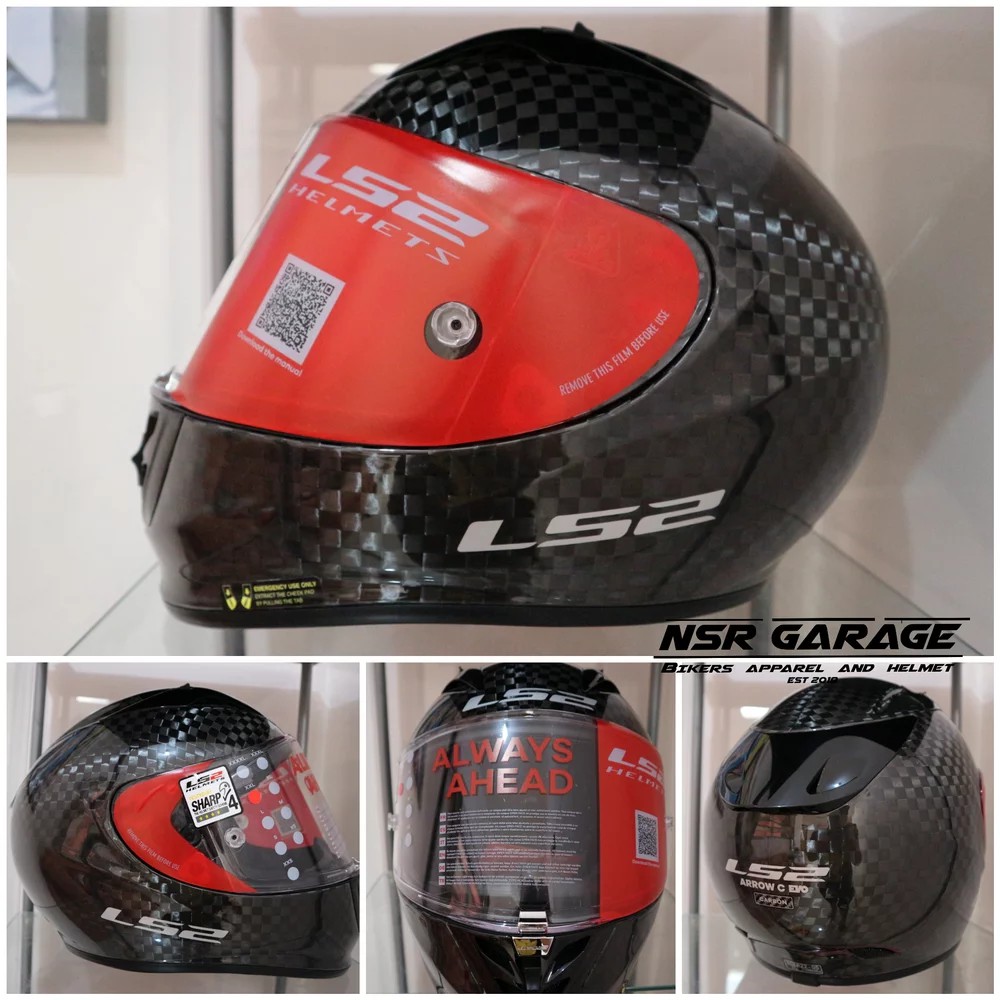 Helm LS2 FF323 Arrow Evo Gloss Carbon