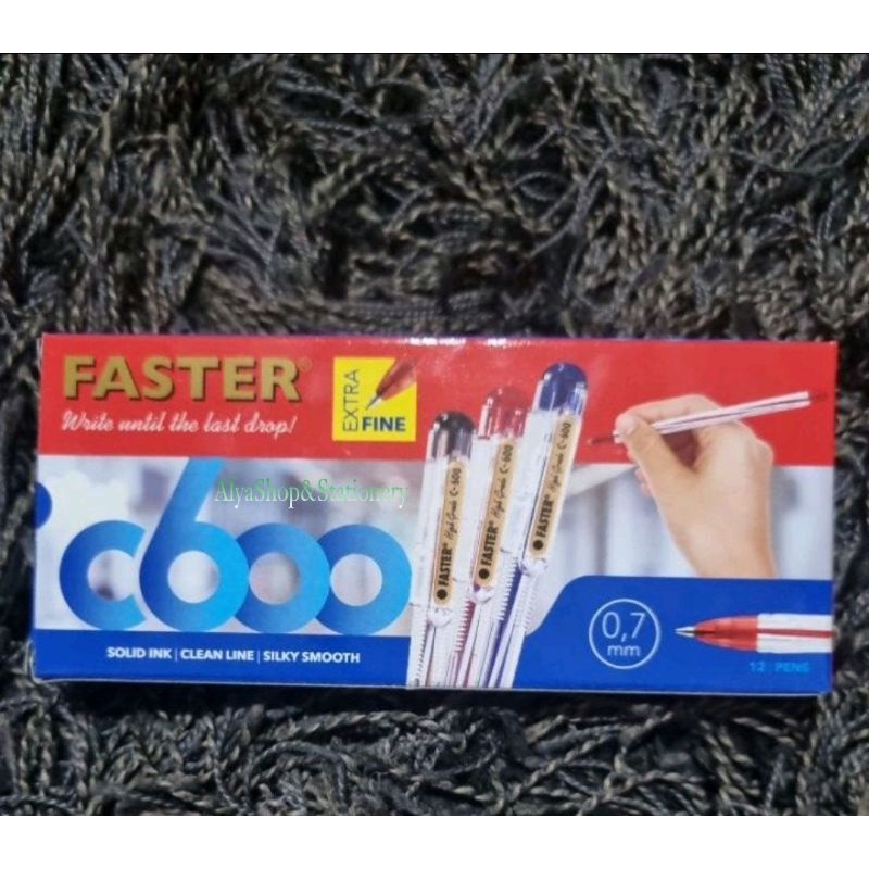 Pulpen Faster C600 ISI 12 PCS