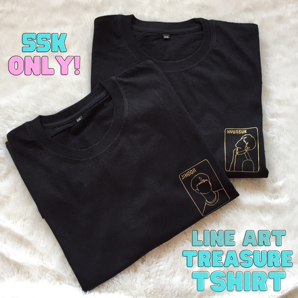 KAOS TREASURE LINE ART/ KAOS TEUME/ KAOS TRUZ/ KAOS TREASURE/ KAOS KPOP