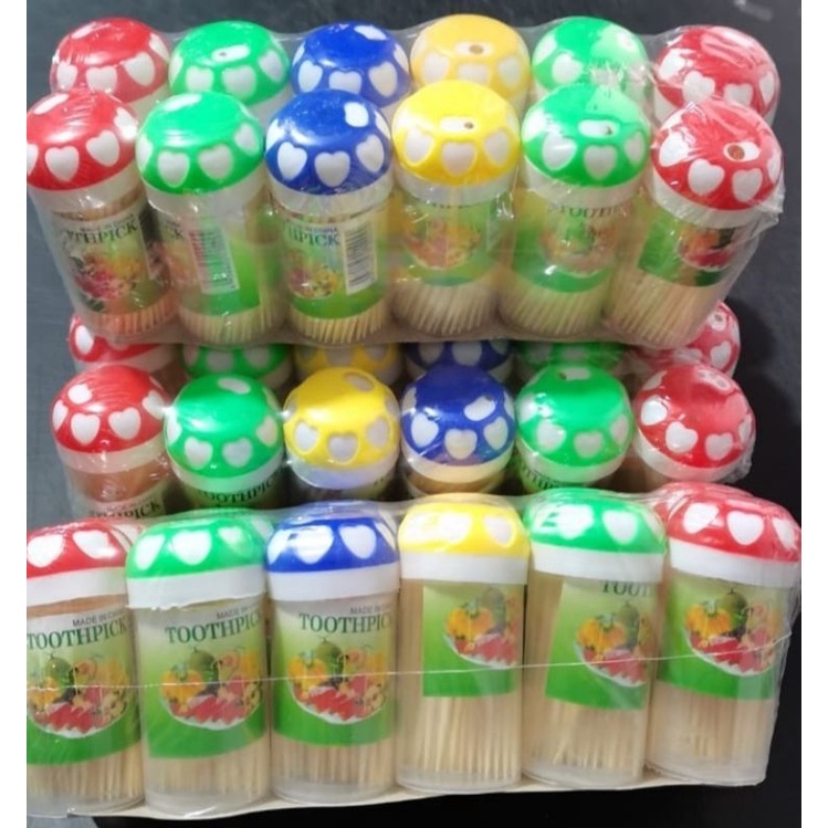 tusuk gigi bambu tabung/toothpick bamboo