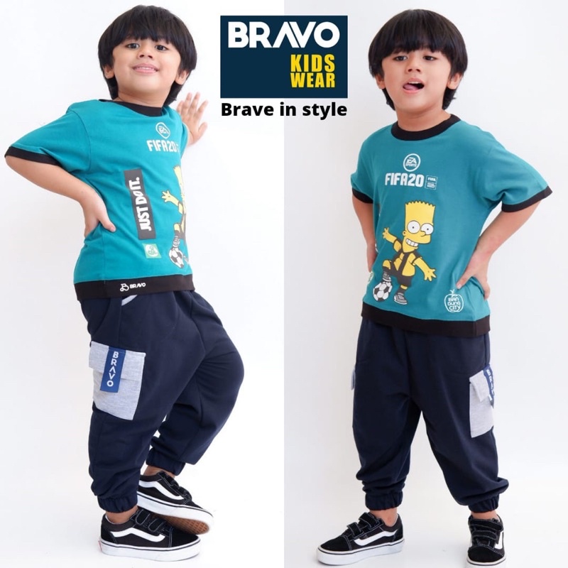 Setelan Anak Set Joger it’s me Bravo