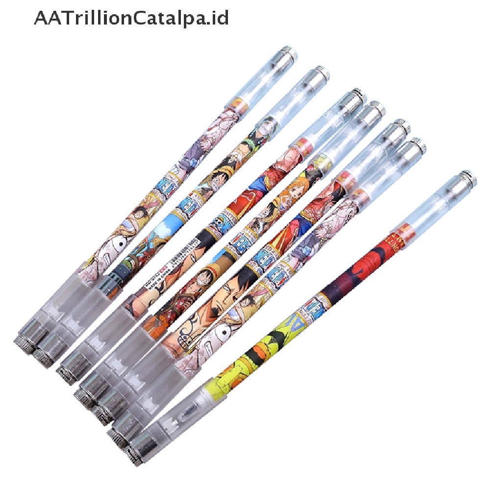 (AATrillionCatalpa) Pulpen Gel LED One Piece Anti Stress Untuk Anak / Dewasa