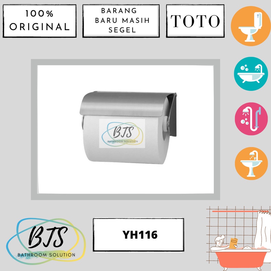 Tempat Tissue TOTO YH116 / Paper Holder TOTO YH116