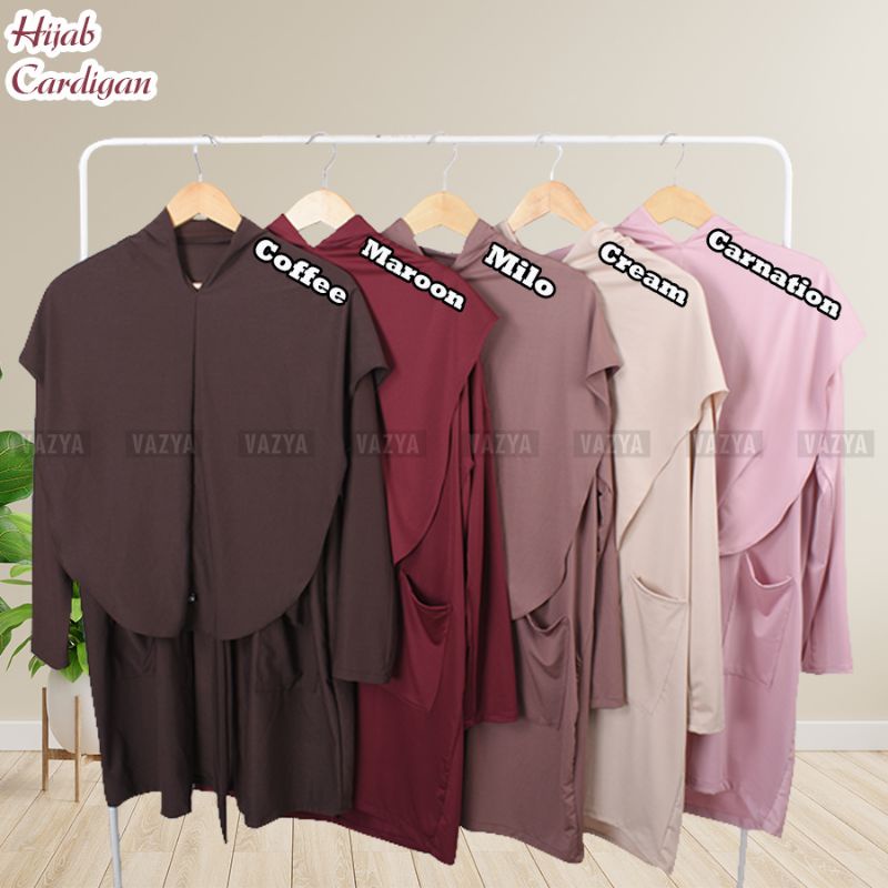 Hijab Khimar Cleo Cardigan