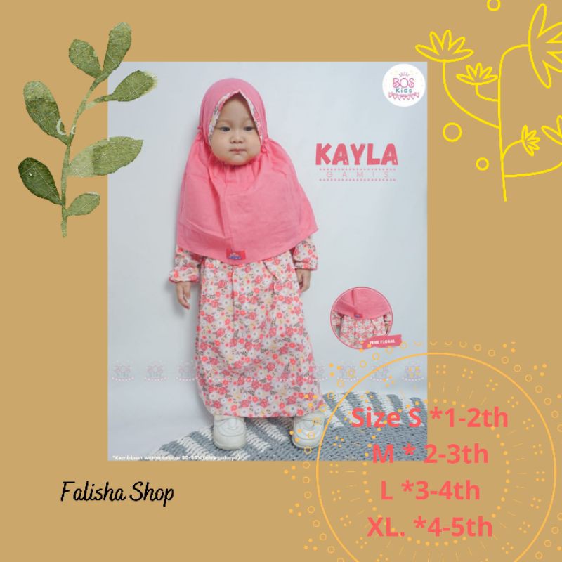 Set gamis anak Kayla Boskids