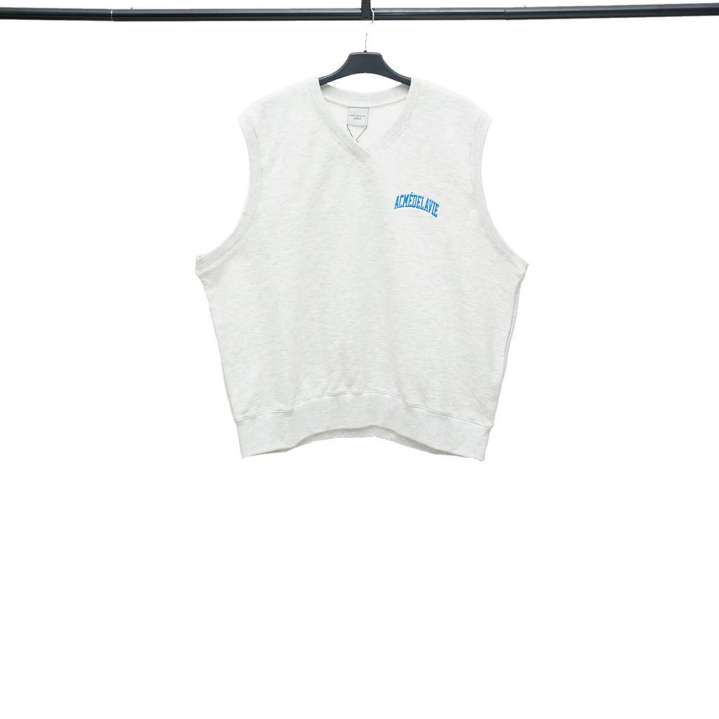ADLV Grey Blue Font Vest Authentic / Rompi Acme De La Vie Abu-Abu Original