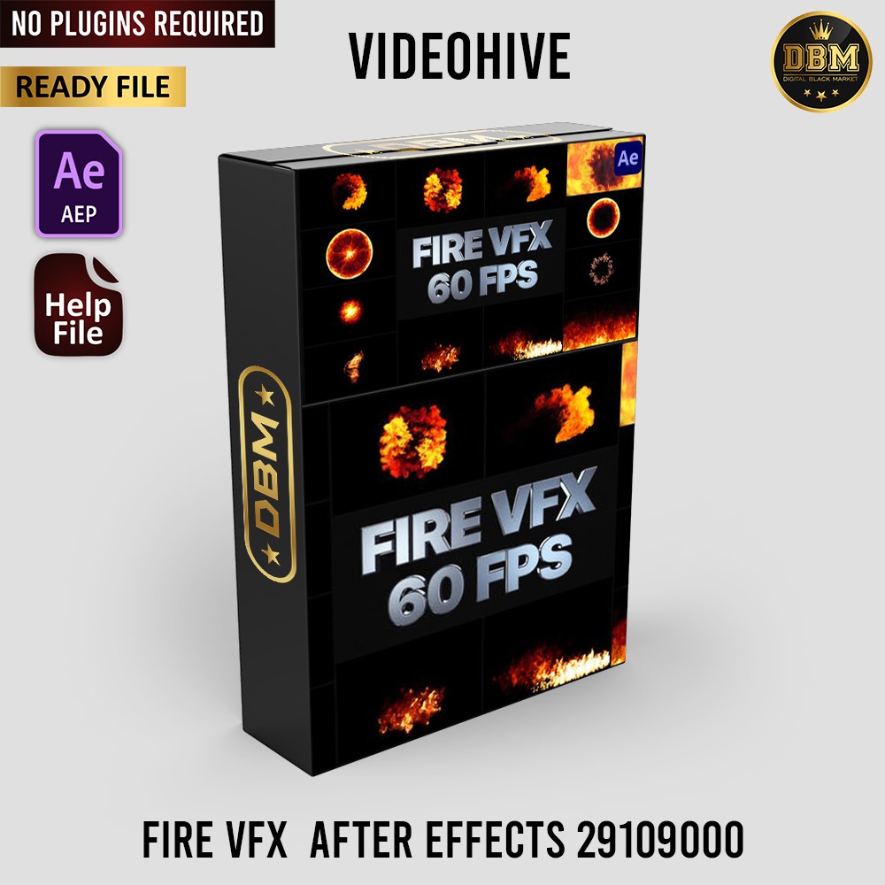 Fire VFX - After Effects Project Files
