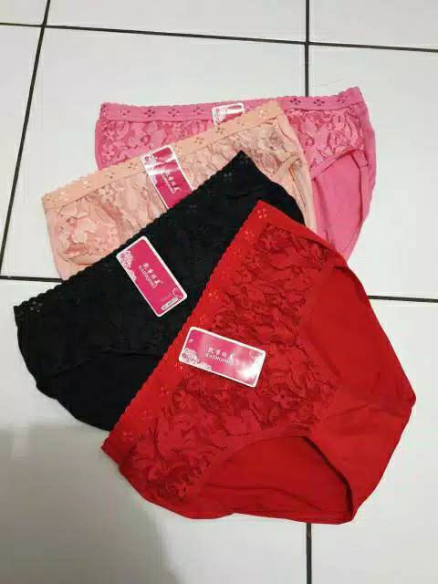 Celana dalam wanita berukat full / free size