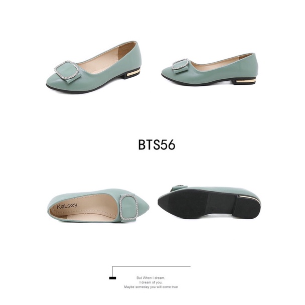 Kelsey Sepatu Flat Shoes Wanita BTS56