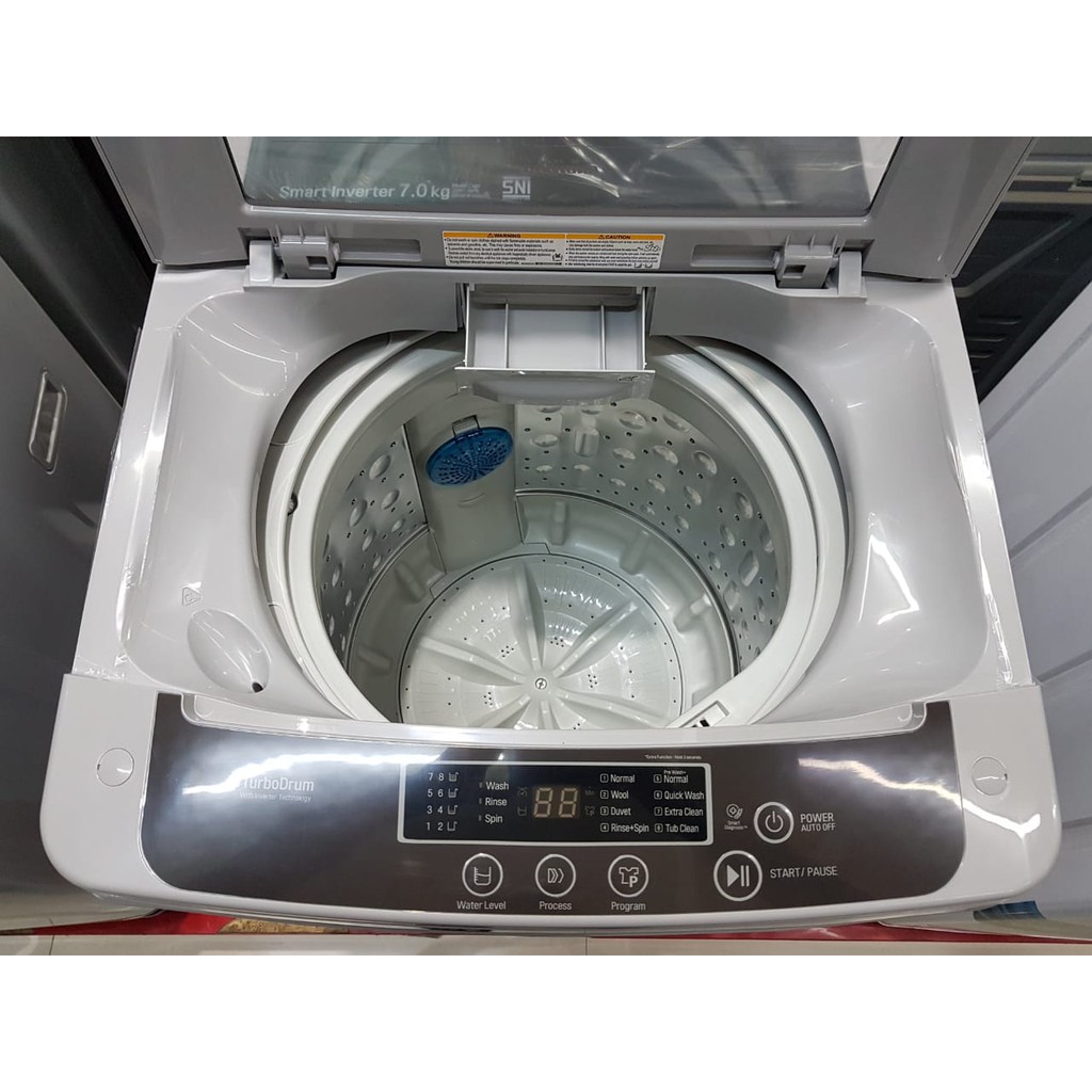 MESIN CUCI 1 TABUNG LG T 2108 VSPCK 2108VSPCK TOP LOADING 8 KG