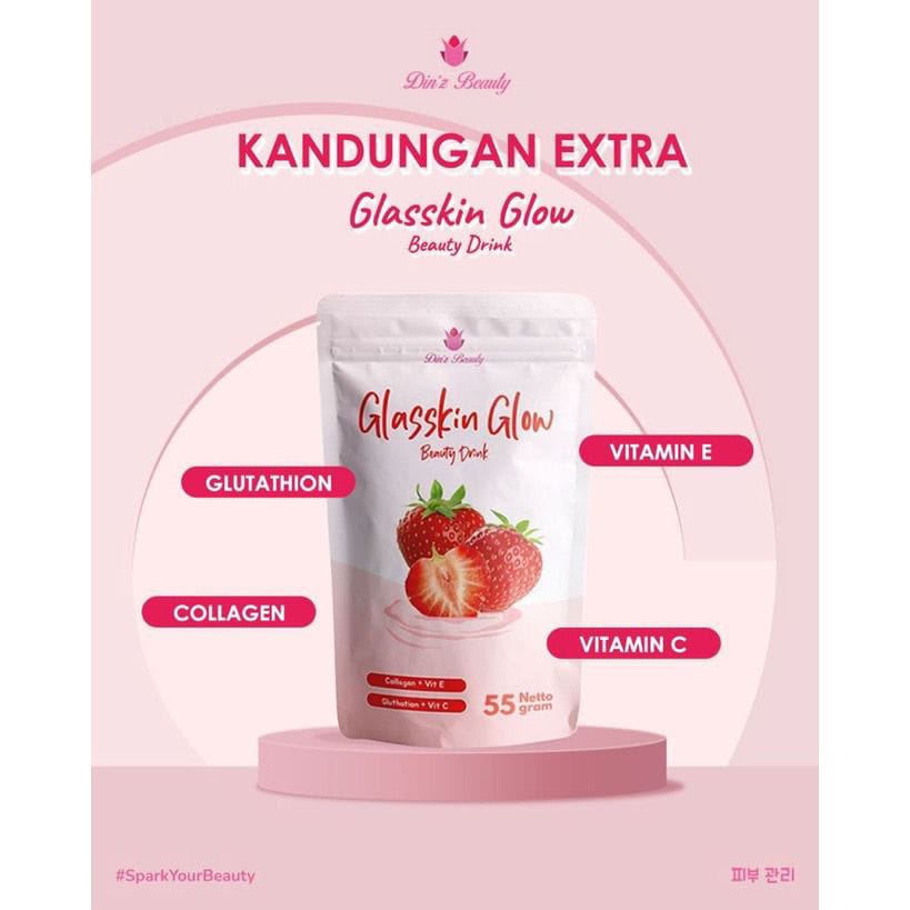 GLASKIN DY DINZ BEAUTY MINUMAN COLLAGEN MEMUTIHKAN MENCERAHKAN MENGHALUSKAN KULIT