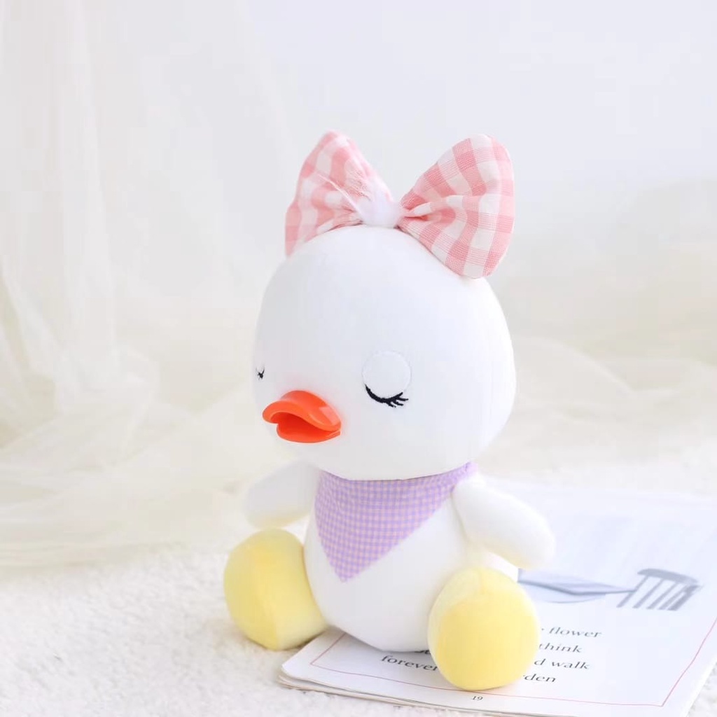 Boneka Bebek Piyo Pakai Bando Pita Bahan Halus dan Lembut