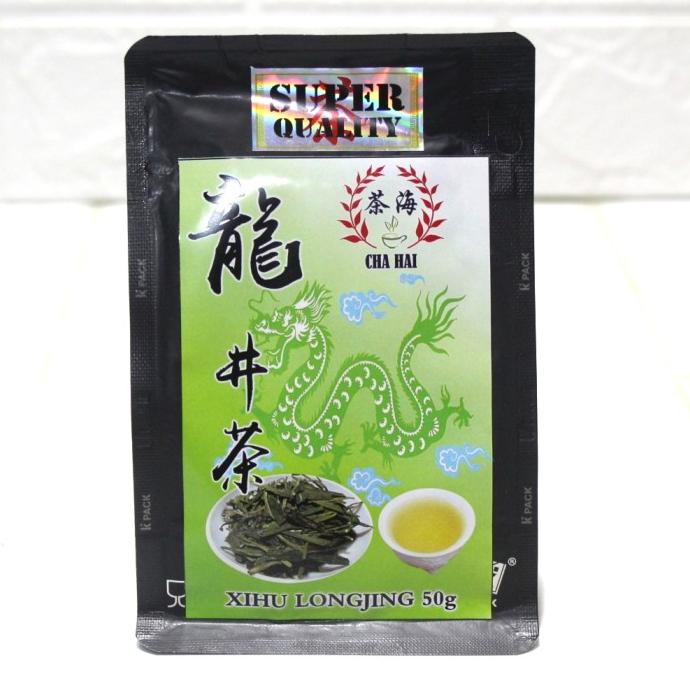 

[[BISA COD]] Grade Super Teh Xihu Longjing 50gram Green Tea BOOM SALE Kode 968
