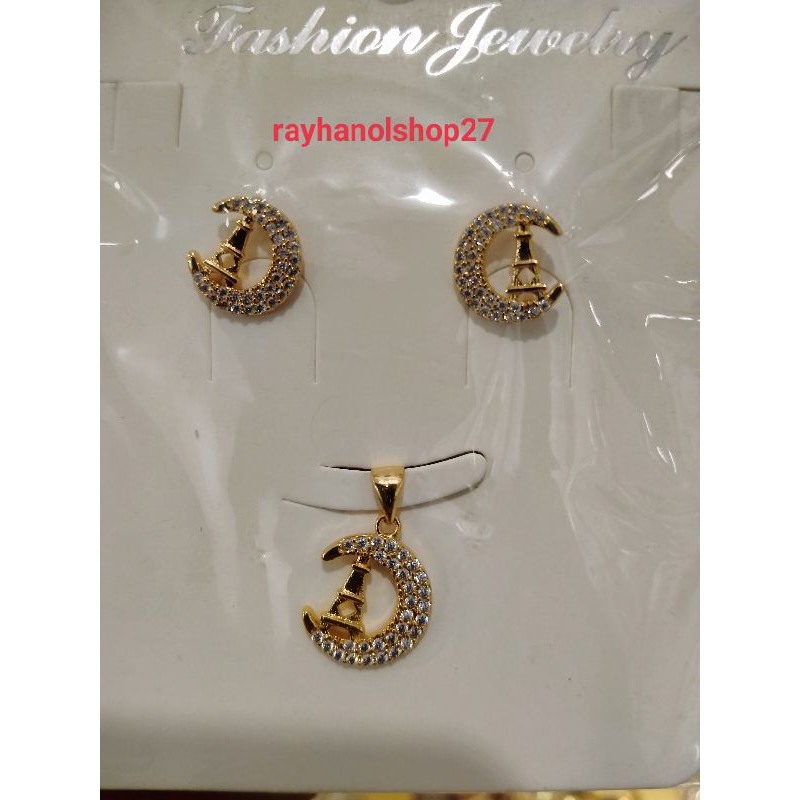 SET ANTING FREE LIONTIN TITANIUM anti karat lapis emas gold