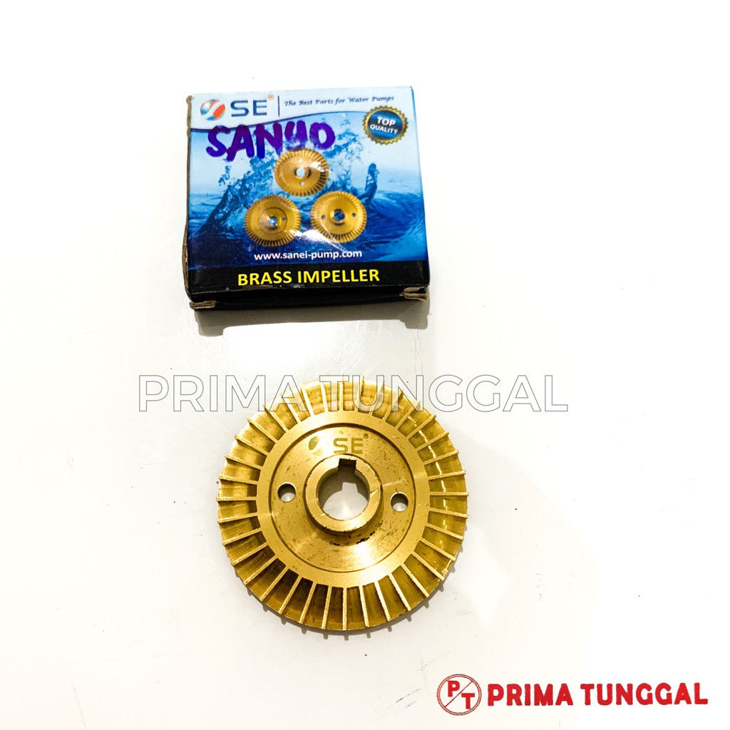 Impeler Impeller Kuningan Mesin Pompa Air Sanyo Sparepart Pompa Air