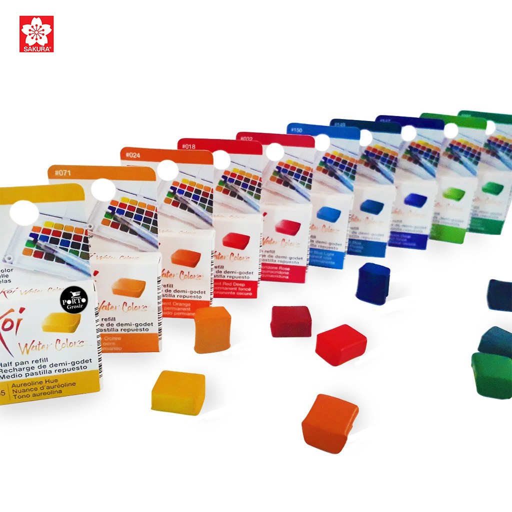 

Sakura Koi Watercolor Half Pan Refill (1/2)