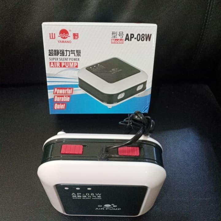 YAMANO AP 08 W AIR PUMP / AERATOR / MESIN POMPA UDARA 4 LUBANG AP08W