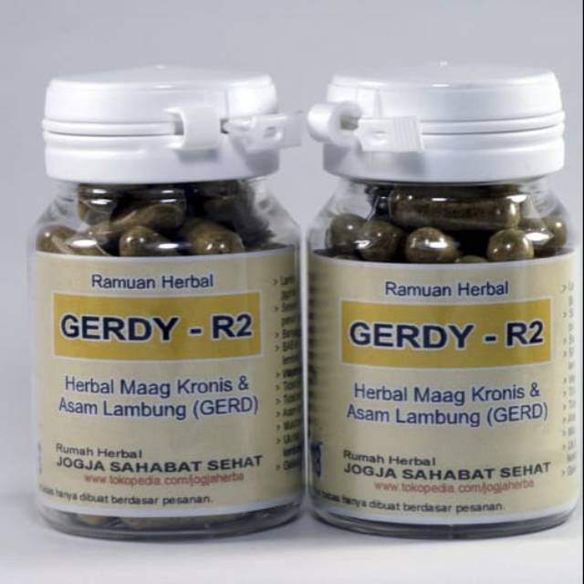 

GERDY R2 Herbal Obat Maag Kronis dan Asam Lambung/GERD
