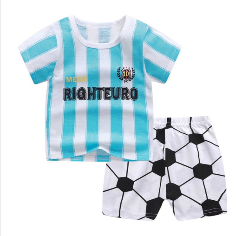 Setelan Pendek Anak Import Baju Kaos Celana Ball
