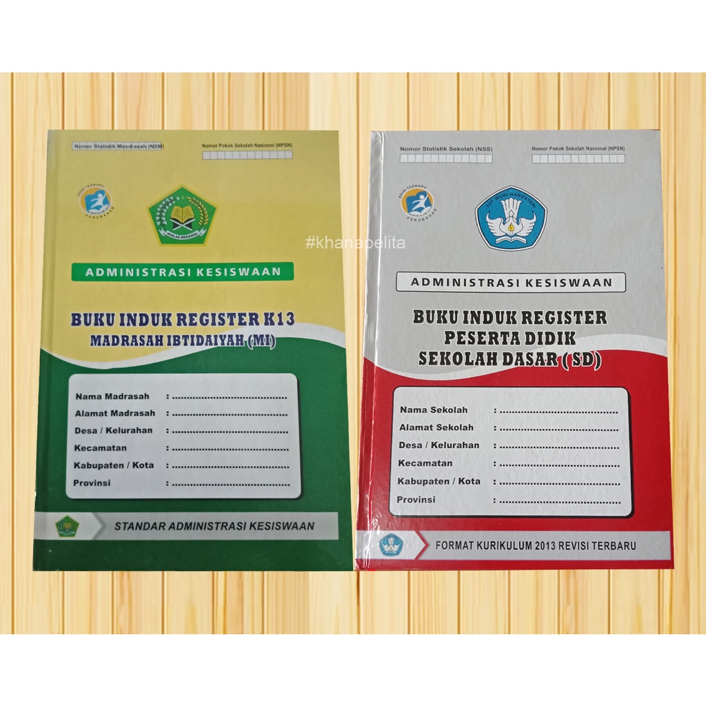

BUKU INDUK REGISTER SD-MI (K100)
