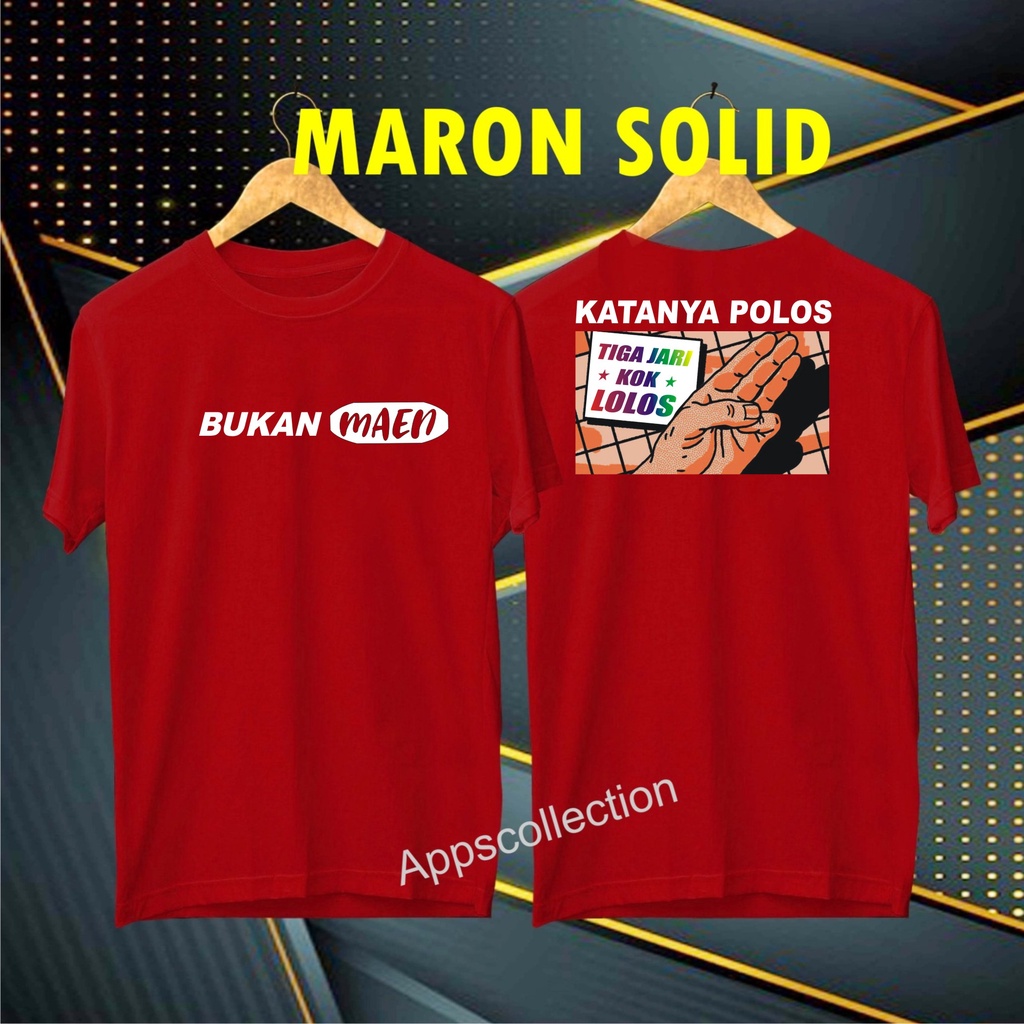 Cod Gratis Ongkir Kaos DTF BUKAN MAEN 3 JARI MASUK/KAOS EKSPRESI distro KAOS BANDUNG MURAH KAOS DISTRO MURAH HIT MURAH NAMPOL GRATIS ONGKIR PROMO MURAH KAOS PAKAIAN PRIA TERLARIS/KAOS HITS/KAOS BANDUNG/KAOS MURAH/KAOS PAKAIAN PRIA PAKAIAN WANIT