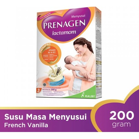 PRENAGEN LACTAMOM FRENCH VANILLA 200 g susu menyusui rasa vanila