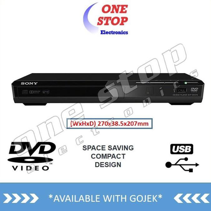 Jual SONY DVD Player DVPSR370 Indonesia
