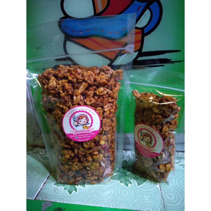 

kering tempe teri