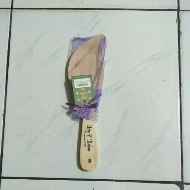 Centong Kayu Daun Lancip Murah Unik