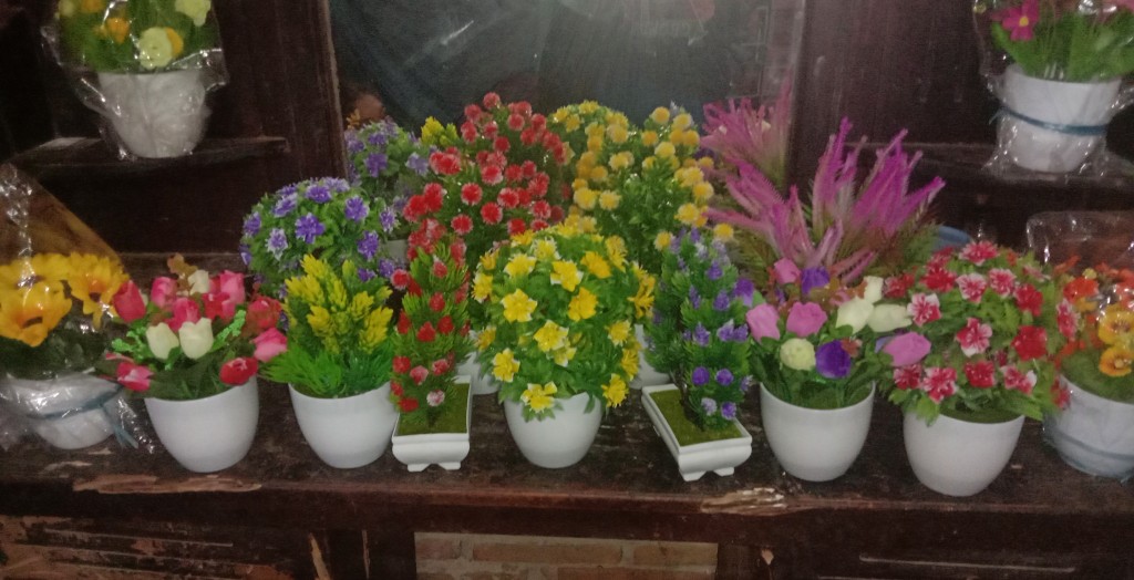 Cod/bonsai Tingkat / Ornamen Tanaman Bunga Bonsai Hias Pot Tanaman Hias Artificial Flower Bp1103