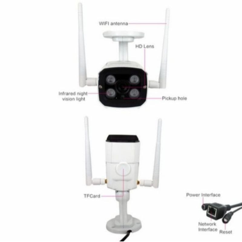 New V380 HD 5mp Outdoor Wifi CCTV ip Camera Waterpoof Wireless