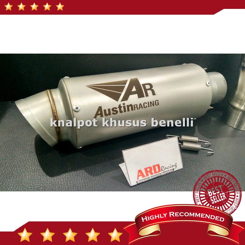 Termurah Knalpot Austine sandblas slip on Benelli 600 kanan kiri