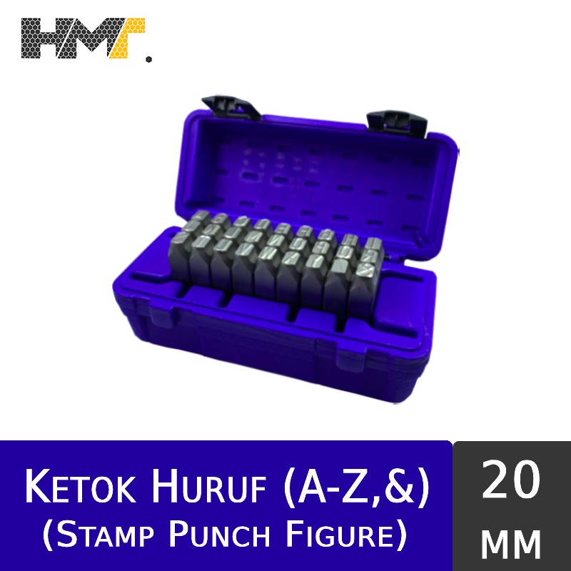 

MASUS Ketok Huruf (A-Z) 20mm / Letter (A-Z) Stamp Punch Figure