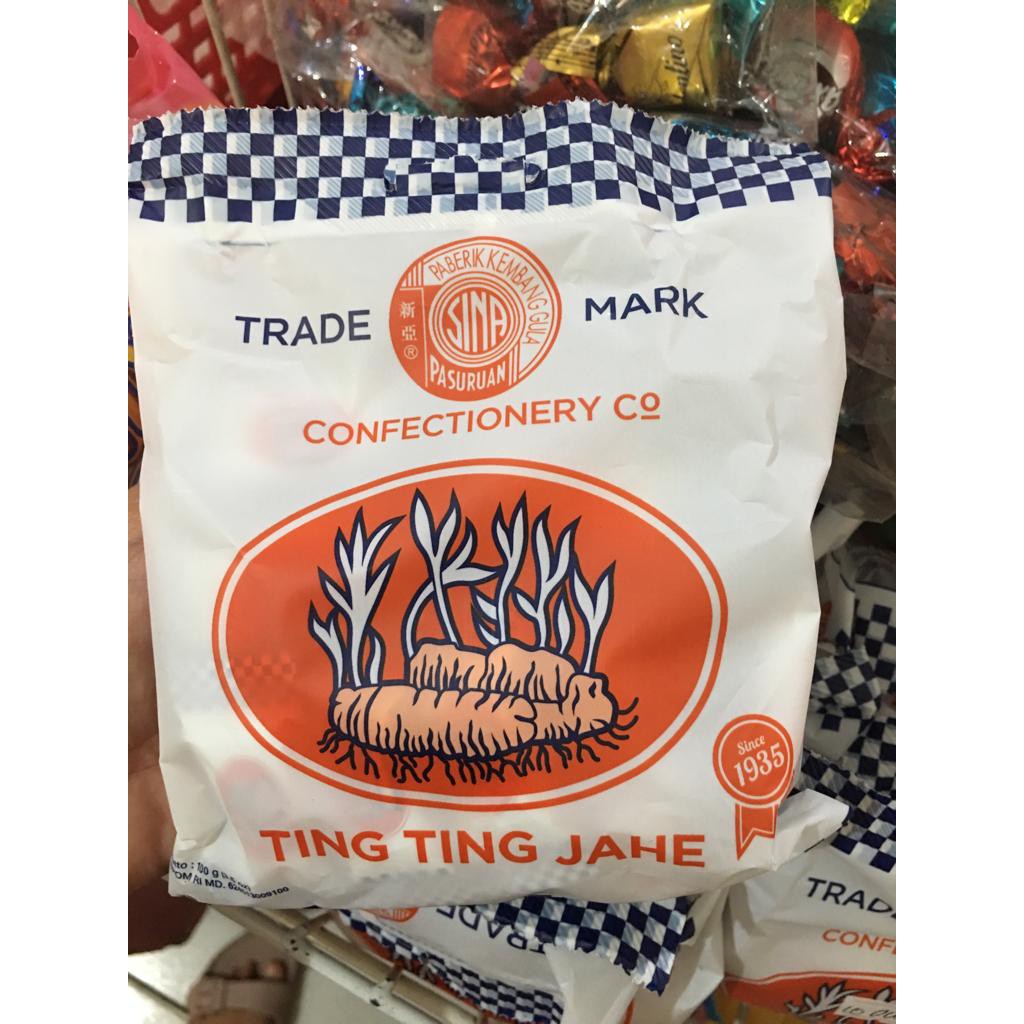 Craft Ceedar Ting Ting Jahe 100Gr - Permen Jahe Jadul - Permen Jahe 100Gr - Permen Ting Ting Jahe