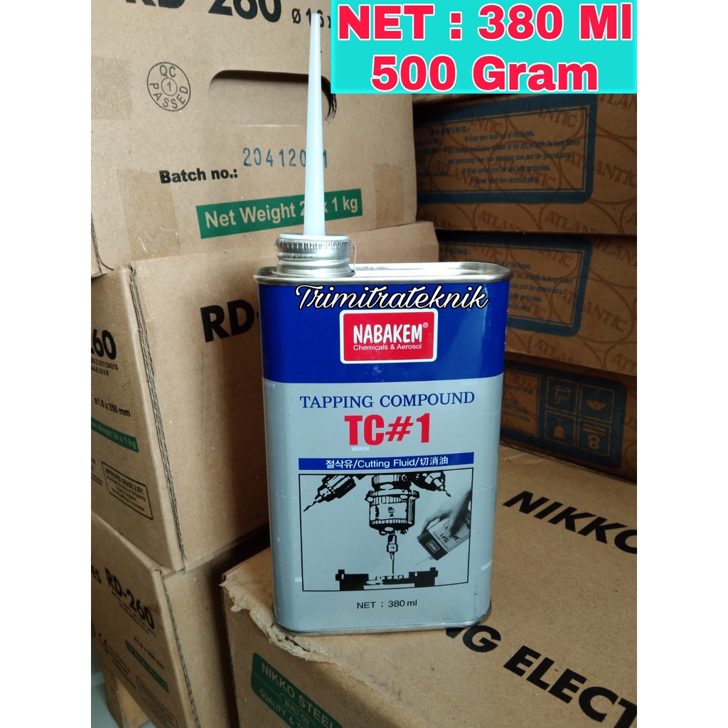 Tapmatic Cutting Fluid NABAKEM TC#1 Tapping Compound Cairan TAP Besi