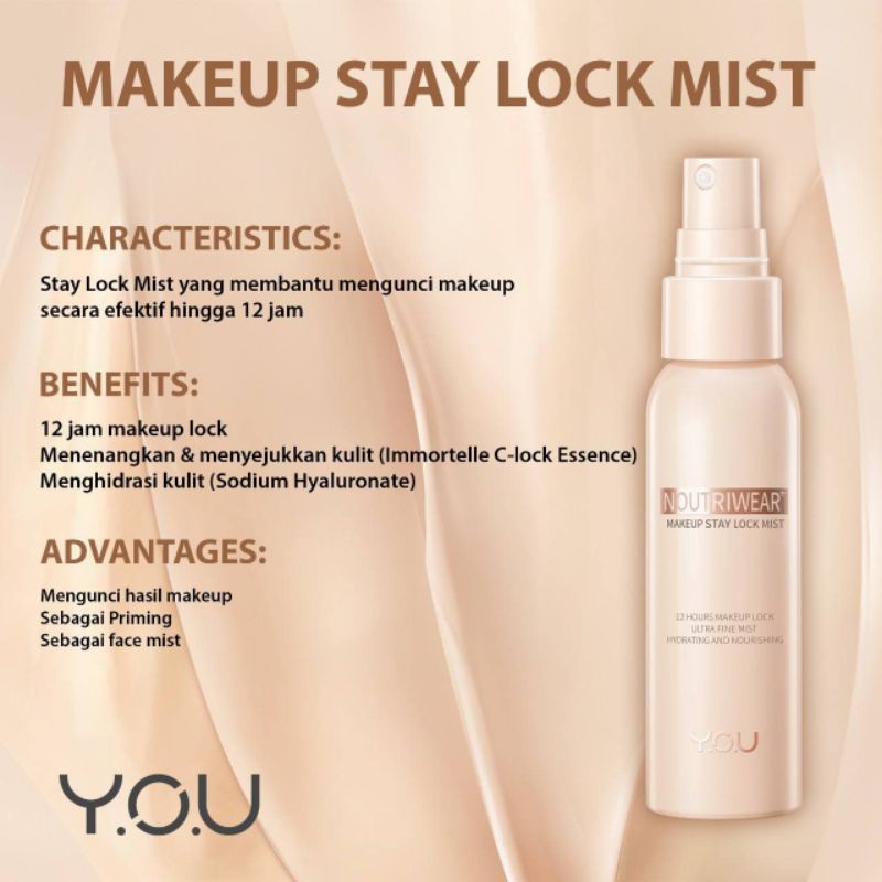 NOUTRIWEAR MAKEUP STAY LOCK MIST