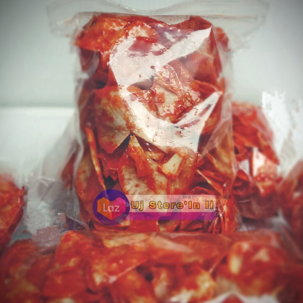 

Keripik Singkong Pedas Manis Isi 1kilo gram