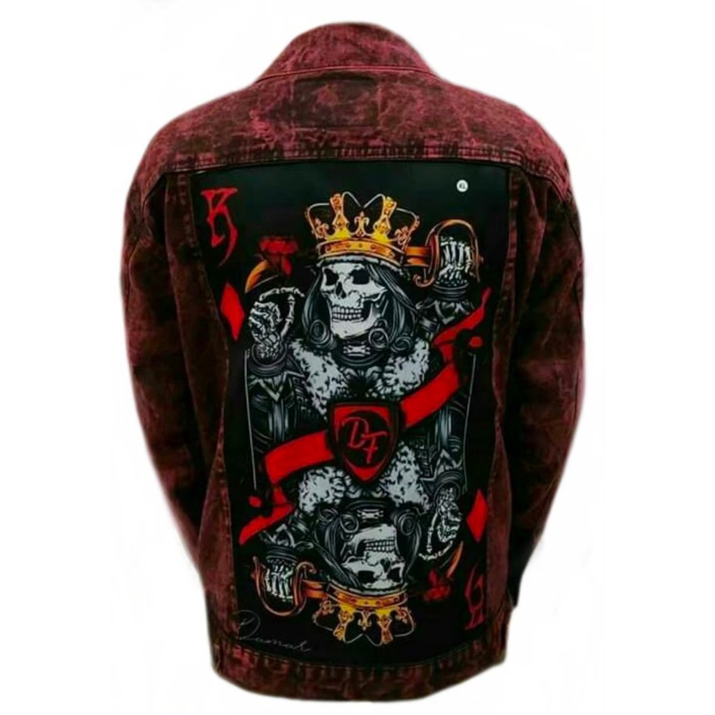 HUMAIRA FASHION - GROSIR JAKET LEVIS GAMBAR-JAKET JEANS PRINTING-JAKET DENIM PRINTING-JEANS COWOK