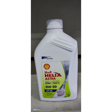 Oli Mobil Shell Helix Astra 0W-20 Ori LCGC 1 Liter | Fully Synthetic
