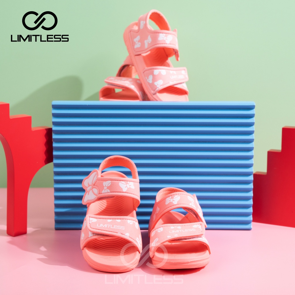 Sepatu Sendal Anak  Kupu Kupu Pink Sandal Selop Anak Cewek Kekinian Sandal Gunung Anak Perempuan Tali Belakang